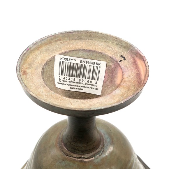 Holsey Vintage Style Metal Goblet, Chalice Shape Room Decoration, - Picture 2 of 5
